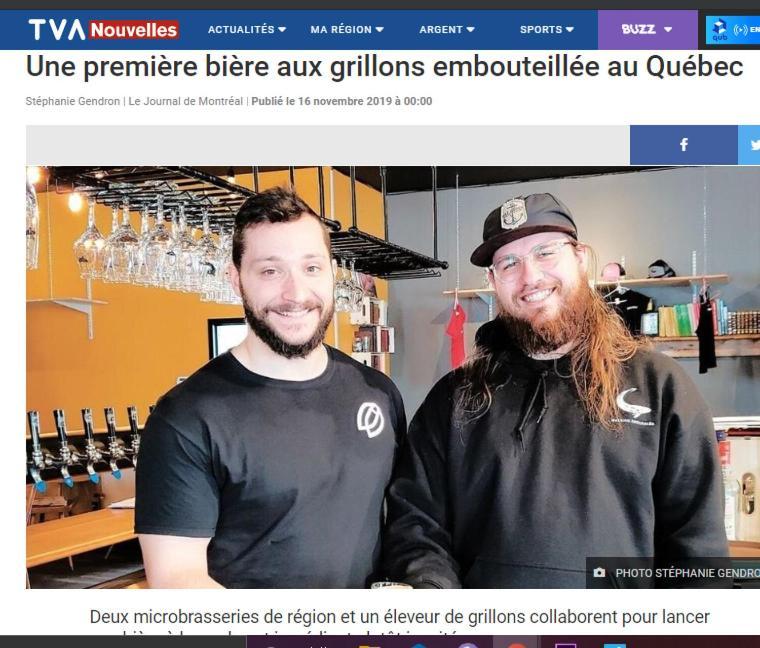 La Baleine Endiablee Microbrasserie Riviere-Ouelle Exterior photo